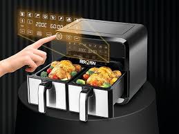 Black&Decker DZAF1700 - B5 Air Fryer 8L black/silver (قلاية) - Eufy iraq