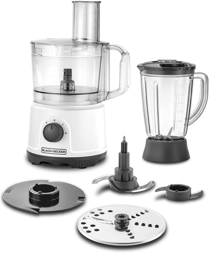 BLACK+DECKER FX822 - B5 Food Processor, 800W, 24 Functions with 2L Bowl, 1.5L Blender Jar - Eufy iraq
