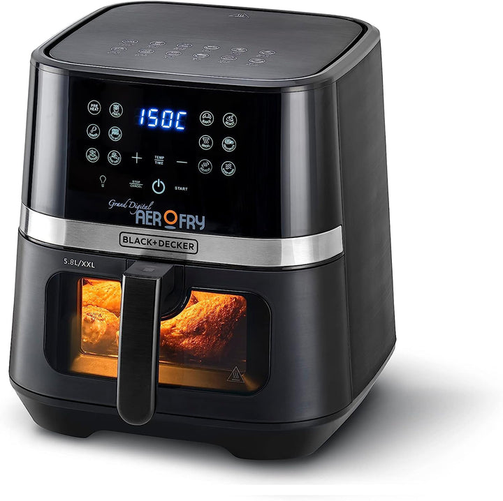 BLACK+DECKER XXL 2 KG/8.5 L Air Fryer, 5.8L Basket , 1800W, Touch Screen - Eufy iraq