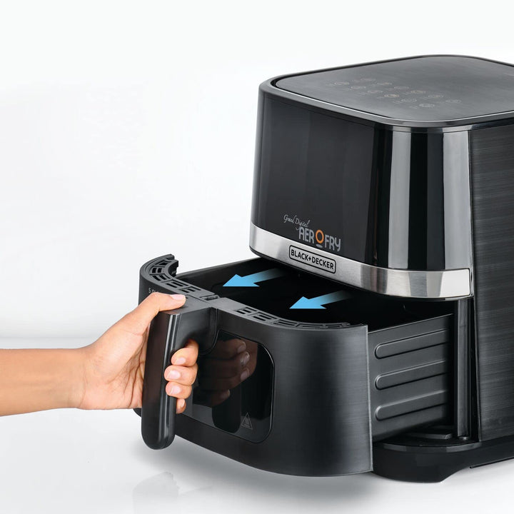 BLACK+DECKER XXL 2 KG/8.5 L Air Fryer, 5.8L Basket , 1800W, Touch Screen - Eufy iraq