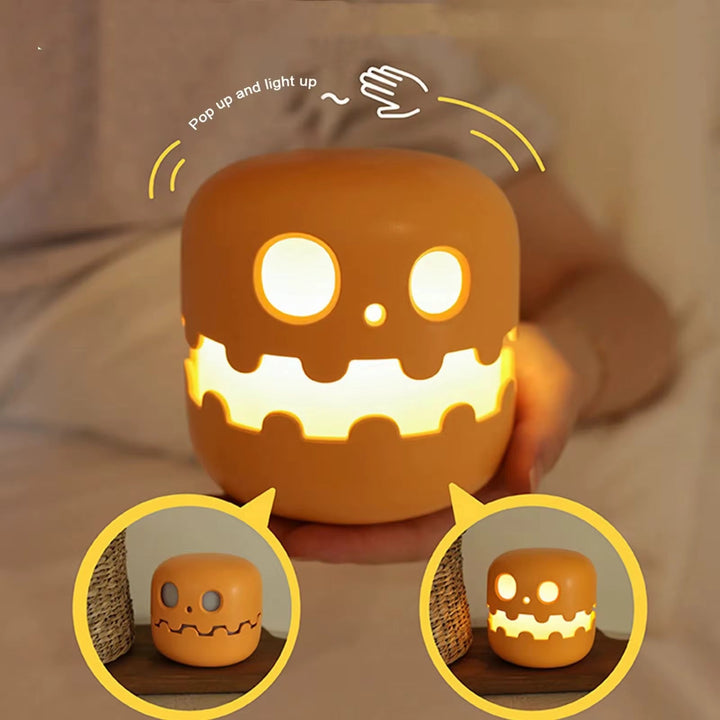 Bouncing Halloween Spooky Pumpkin Night Light اضائة على شكل يقطين للهلوين - Eufy iraq