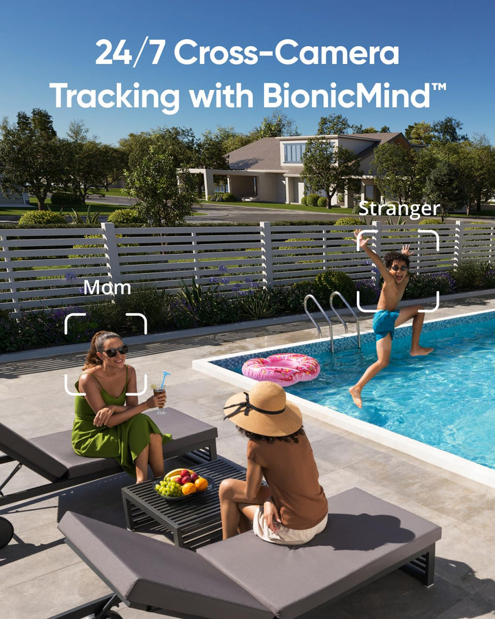 eufy Security eufyCam E330 (Professional) Add - On Camera, Outdoor Security Camera, 4K Resolution, 24/7 Recording, Plug - in, Enhanced Wi - Fi, Face Recognition AI, No Monthly Fee, Requires HomeBase 3 - Eufy iraq