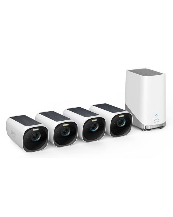 eufy Security eufyCam S330 (eufyCam 3) 4 - Cam Kit كت كامرات رباعي من انكر - Eufy iraq