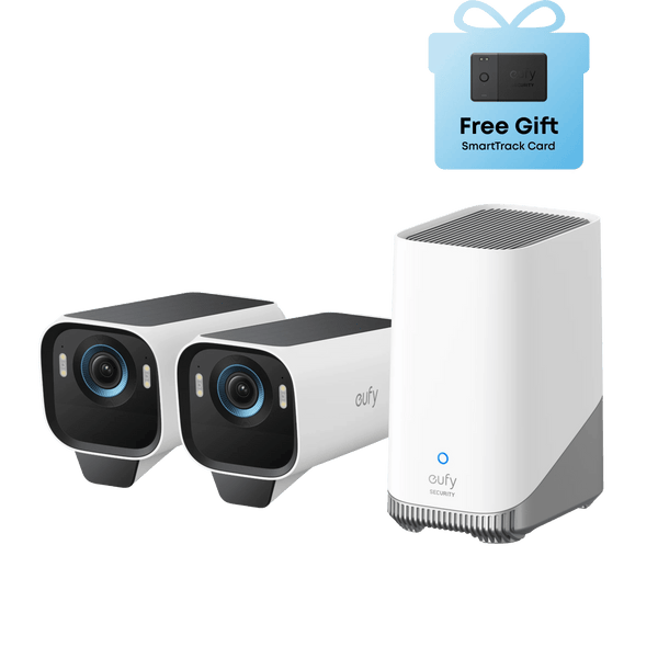 eufyCam S3 Pro 2 Camera Set, 4K Wireless Solar Outdoor Surveillance Camera - Eufy iraq