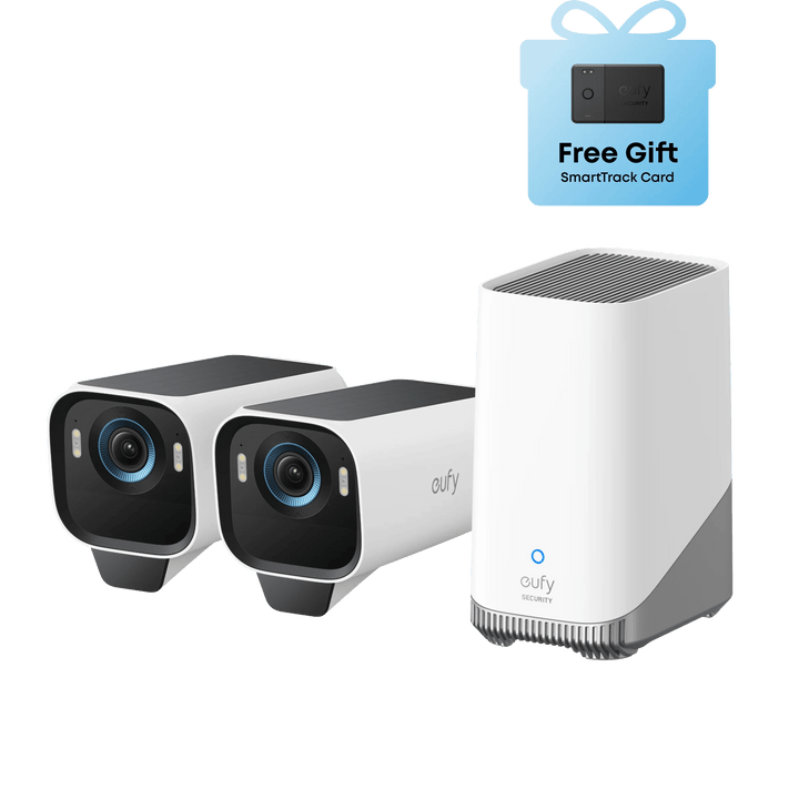 eufyCam S3 Pro 2 Camera Set, 4K Wireless Solar Outdoor Surveillance Camera - Eufy iraq