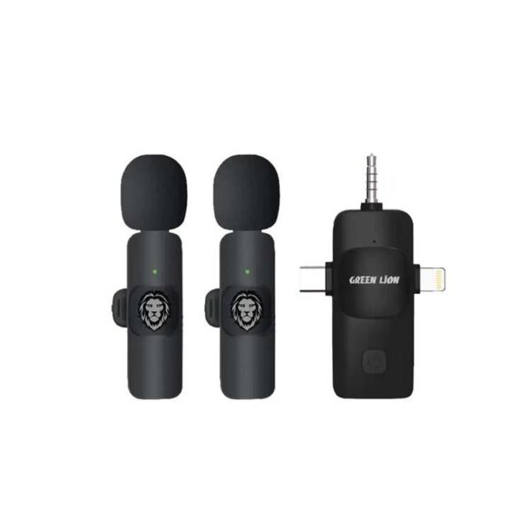 Green Lion 3 IN 1 Microphone Type-C / Lightning / Aux - Eufy iraq