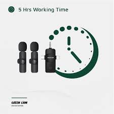 Green Lion 3 IN 1 Microphone Type-C / Lightning / Aux - Eufy iraq