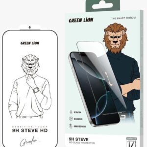 Green Lion 9H Steve HD iP Screen Protector for 17 Pro Max Clear لاصق حماية للايفون 17 برو ماكس - Eufy iraq