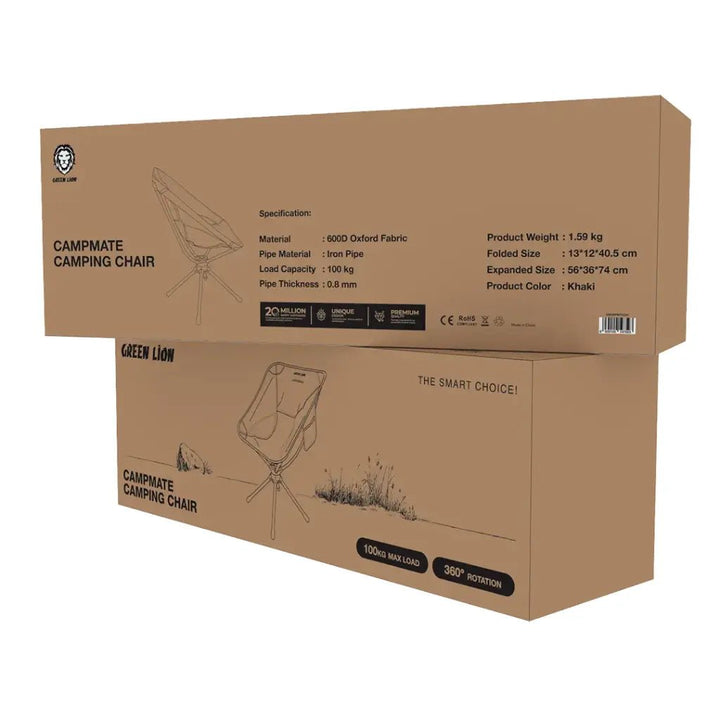 Green Lion CampMate Camping Chair - Eufy iraq