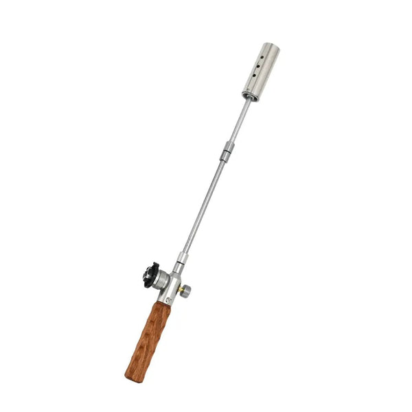 Green Lion Flame Torch Camping Gas Lighter - Silver - Eufy iraq