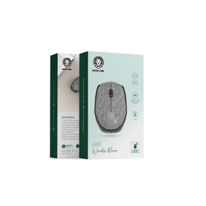 Green Lion G100 Wireless Mouse Gray - Eufy iraq
