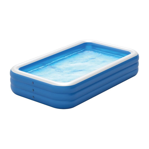Green Lion Inflatable Big Swimming Pool - Blue - Eufy iraq