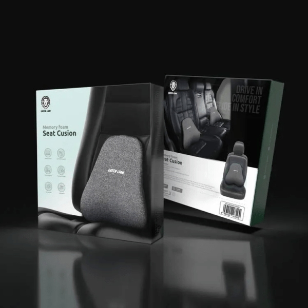 Green Lion Memory Foam Seat Cushion Black - Eufy iraq