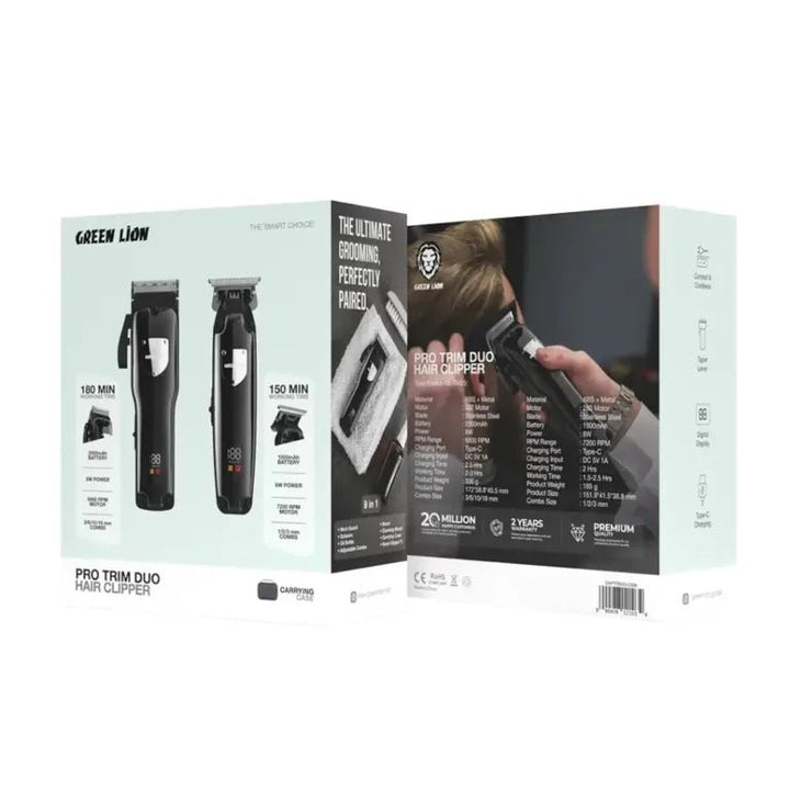 GREEN LION PRO TRIM DUO HAIR CLIPPER 9 IN 1 - Eufy iraq