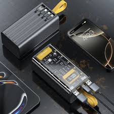 Green Lion Transparent Pro 20000mAh Power Bank Black/Yellow - Eufy iraq