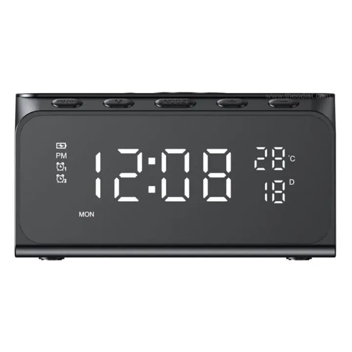 Havit W3041 Wireless charger with clock(شاحن مع منبه) - Eufy iraq