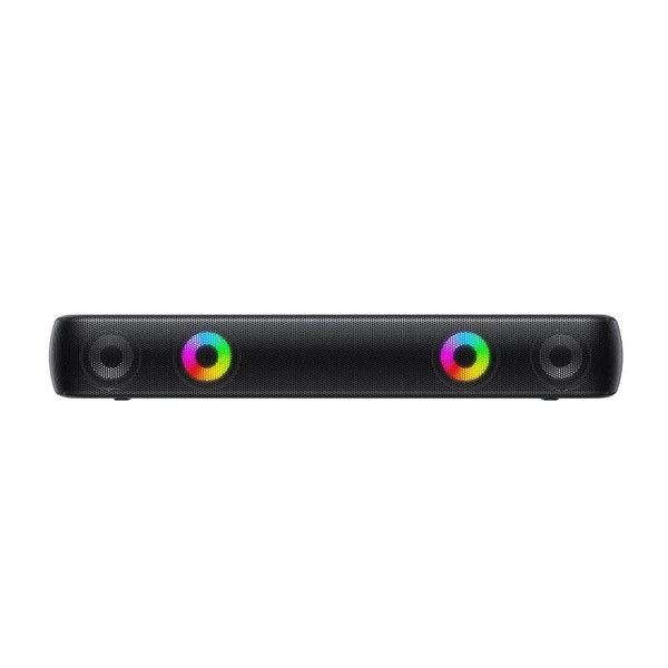 مكبر صوت Havit SK854BT اللاسلكي ( 10W ) - أسود سماعة شريطية محمولة: إضاءة  RGB  ديناميكية،  10W ، وبطارية  1800mAh