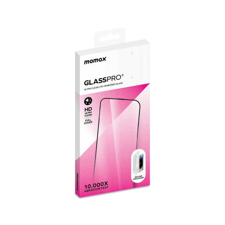 iPhone 15 Series GlassPro+ Full coverage screen protector لاصق شفاف - Eufy iraq