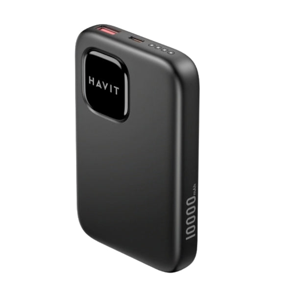 شاحن الطوارئ Havit PB31 ( 10,000mAh ,  22.5W ) خيار مثالي للتنقل: سعة  10,000mAh  وشحن سريع ثنائي المنفذ ( PD/QC )
