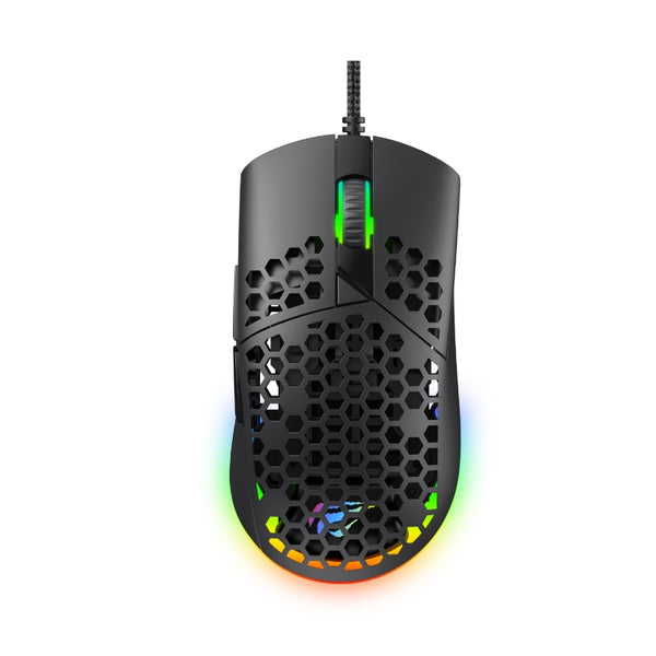 ماوس الألعاب Havit MS1036 السلكي (RGB) خفيف الوزن ( 83g )، دقة  7200DPI ، و 7 أزرار ماكرو