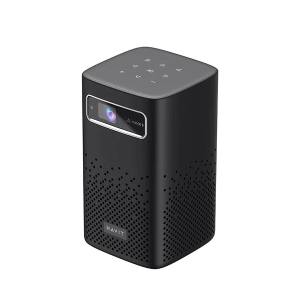 جهاز العرض Havit PJ208 PRO - EU Prime Onyx Smart Projector جهاز عرض DLP محمول: بطارية مدمجة 8000mAh ، نظام Android9.0 ، ودعم 3D - Eufy iraq
