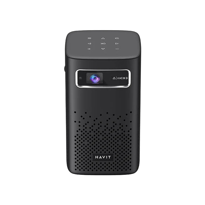 جهاز العرض Havit PJ208 PRO - EU Prime Onyx Smart Projector جهاز عرض DLP محمول: بطارية مدمجة 8000mAh ، نظام Android9.0 ، ودعم 3D - Eufy iraq