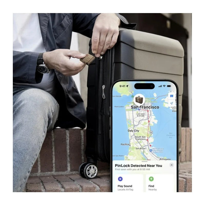 جهاز Momax PinLock الأمان أثناء السفر: قفل TSA معتمد، تتبع Find My، وشحن USB - C - Eufy iraq