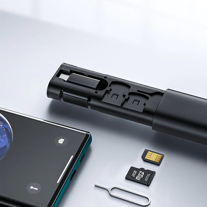 كلكشن السفر الامثل مع كيبل صغير وابرة السيمكارد ومكان للحفاظ ع السيمكارد والرام - Eufy iraq