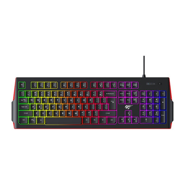 كيبورد الألعاب Havit KB866L السلكي (RGB) تصميم متعدد الوظائف، متانة PBT، وإضاءة RGB للاعبين الاقتصاديين - Eufy iraq