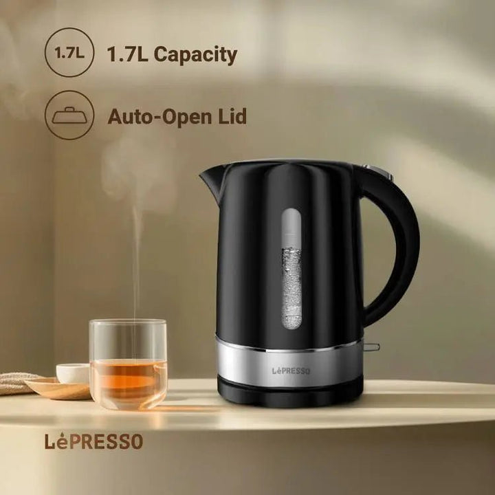 LePresso Breakfast Set 2 Slice Toaster, 1.7L Kettle and Drip Coffee Maker - Black - Eufy iraq