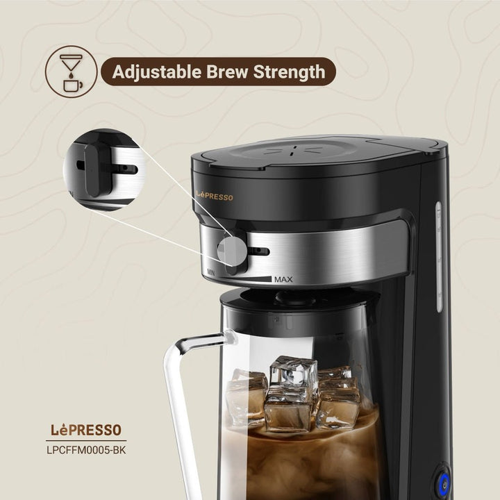 LePresso Cold Brew Machine Ice Coffee & Tea - Black - Eufy iraq