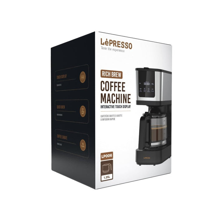 LePresso Rich Brew Coffee Machine Interactive Touch Display - Black - Eufy iraq