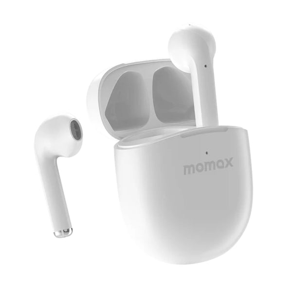 سماعات Momax Pills Lite 2 اللاسلكية تصميم شبه مغلق مريح ( Semi-in-Ear )،  20H  تشغيل، وشحن  USB-C