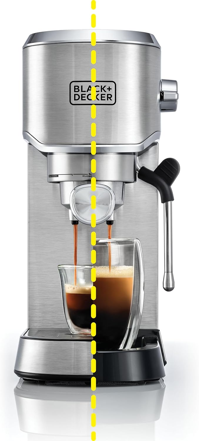 ماكينة قهوة اسبريسو بلاك اند ديكر (Black&Decker) - الموديل ECM150 - B5 - Eufy iraq