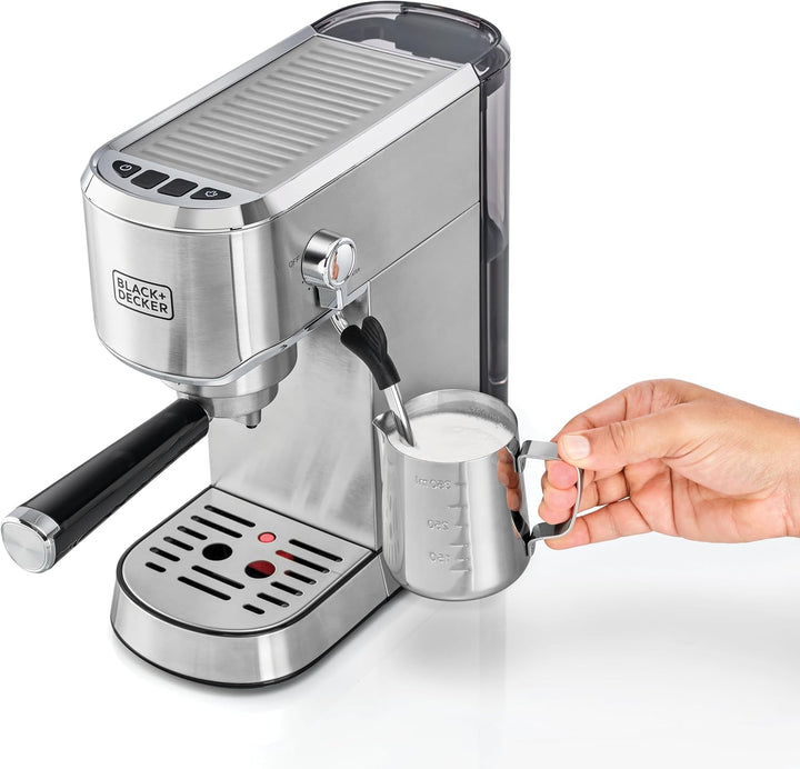 ماكينة قهوة اسبريسو بلاك اند ديكر (Black&Decker) - الموديل ECM150 - B5 - Eufy iraq