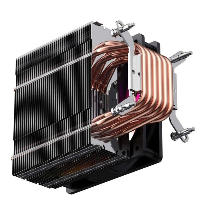 مبرد المعالج الهوائي Havit F2005 (Air CPU Cooler) قوة تبريد قصوى 200 واط مع 6 أنابيب نحاسية وإضاءة RGB - Eufy iraq