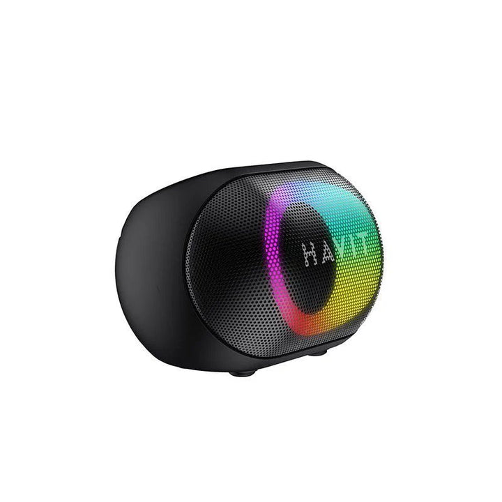 مكبر صوت Havit SK885BT اللاسلكي ( 8W ) - أسود سبيكر محمول: إضاءة RGB ، IPX5 مقاومة للماء، وعمر بطارية 11 ساعة - Eufy iraq