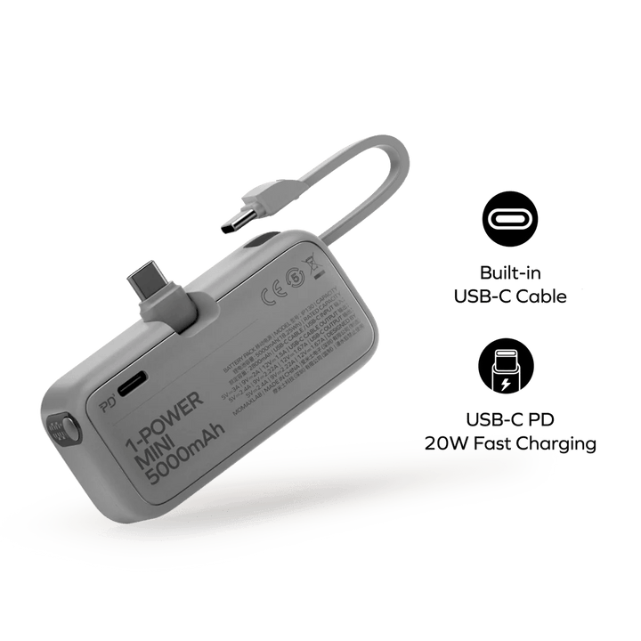 Momax 1 - power - mini - 3 - in - 1 - power - bank - 5000mah - Eufy iraq