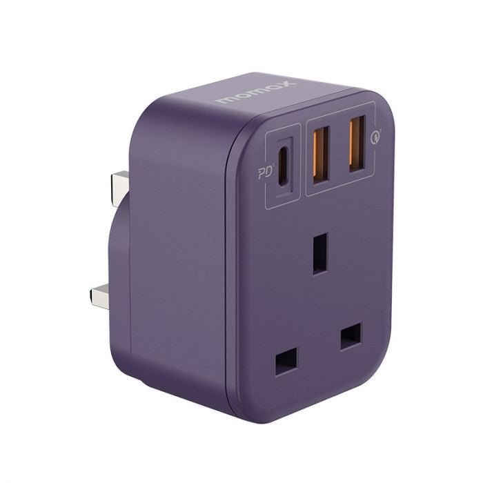 Momax ONEPLUG 1 - Outlet Extension Socket With USB Space Grey | US10UKE - Eufy iraq