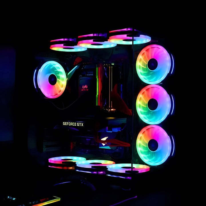 مروحة كيس الكمبيوتر Havit F2089 (Case Fan) تبريد هادئ، تدفق هواء عالي، وإضاءة RGB جذابة - Eufy iraq