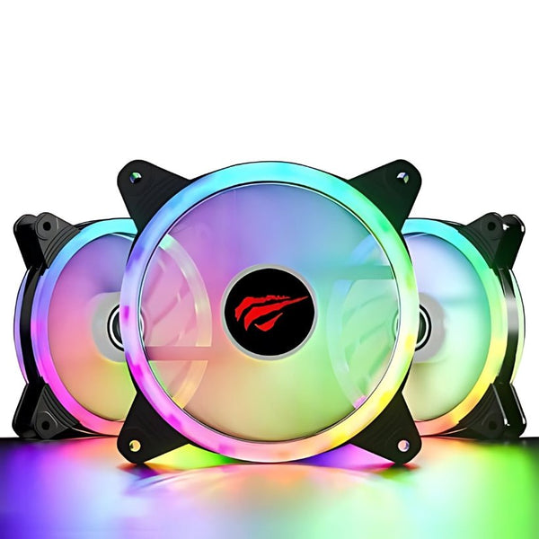 مروحة كيس الكمبيوتر Havit F2089 (Case Fan) تبريد هادئ، تدفق هواء عالي، وإضاءة RGB جذابة - Eufy iraq