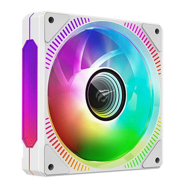 مروحة كيس الكمبيوتر Havit F2096 (Case Fan) تبريد قوي بتقنية PWM وإضاءة RGB للاعبين - Eufy iraq