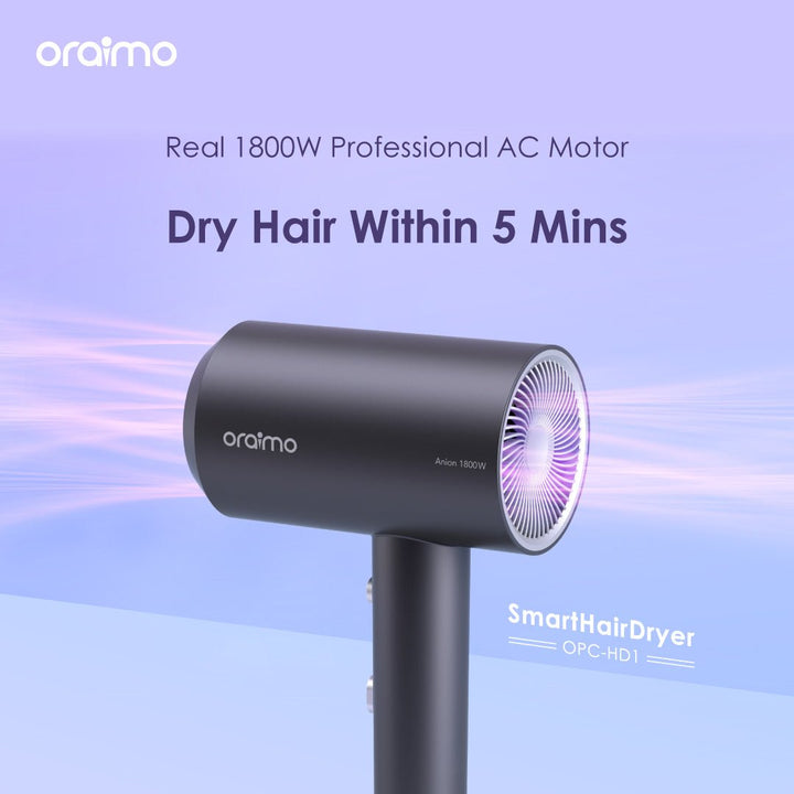 oraimo Smart Hair Dryer 1800W - Eufy iraq