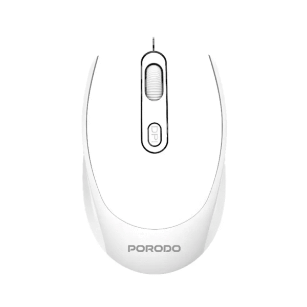 Porodo 2.4G+BT Dual Mode Rechargeable Mouse 300mAh battery Adjustable 800 - 1600 DPI - Eufy iraq