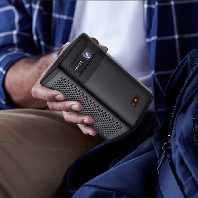 Porodo Android 9.0 960*540P DLP Portable Projector - Black SKU: PD - LSDLPP - BK - Eufy iraq