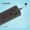 PORODO BLUE 6 AC - DUAL SWITCH POWER STRIP - Eufy iraq