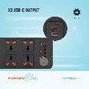 PORODO BLUE 6 AC - DUAL SWITCH POWER STRIP - Eufy iraq
