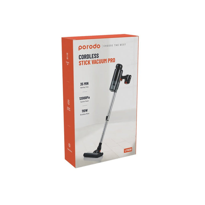 Porodo Cordless Stick Vacuum Pro - Black - Eufy iraq