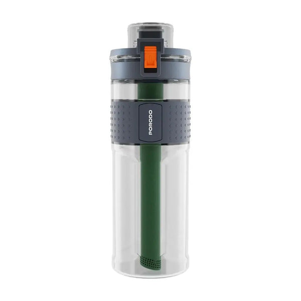 Porodo Lifestyle 2 - Stage Filtration Water Bottle - Black - Eufy iraq