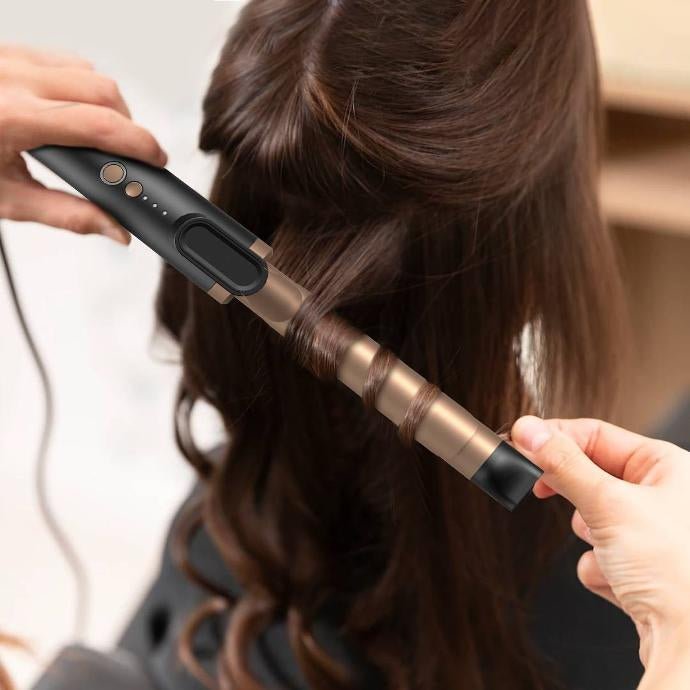 Porodo LifeStyle Wireless Rechargeable Hair Curler - Black - Eufy iraq